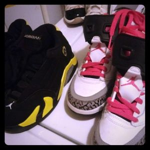 Children Nike air jordans boys and girls